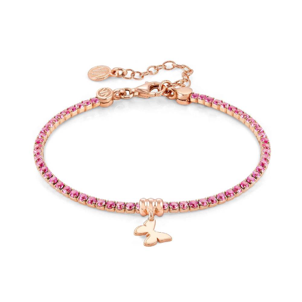 Nomination Bracciale Chic&Charm Farfalla e Zirconi rosa