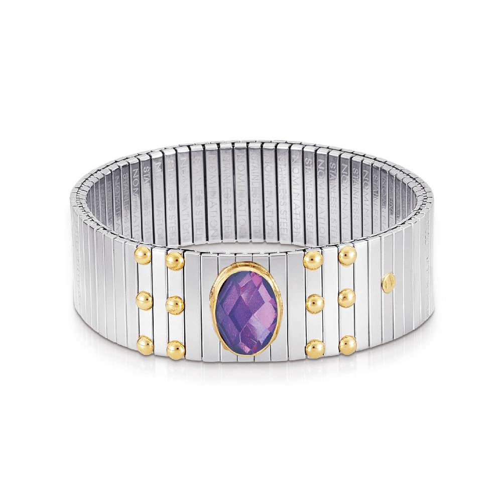Nomination Bracciale Extension con Cubic Zirconia sfaccettato