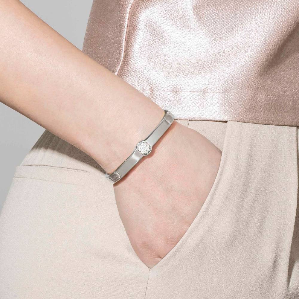 Nomination Bracciale Trendsetter Quadrifoglio con Cubic Zirconia Presa