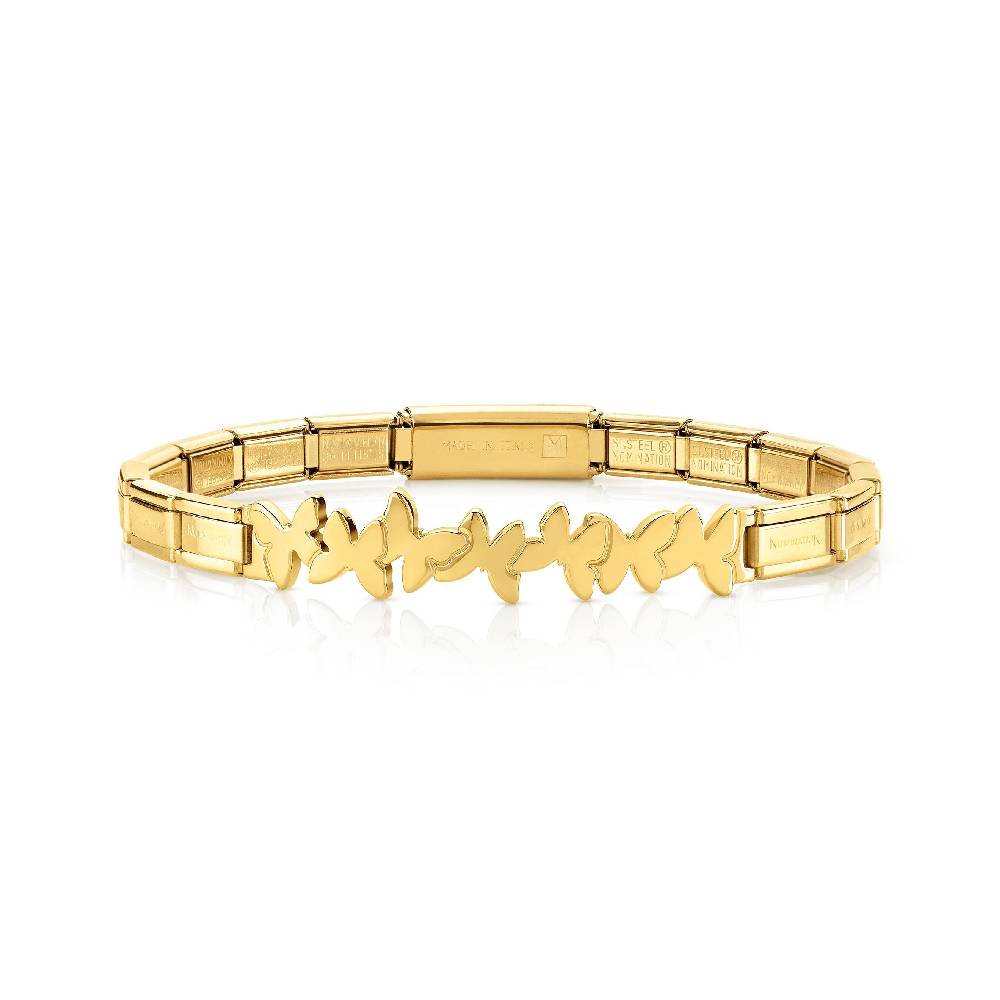 Nomination Bracciale Trendsetter in Acciaio con Farfalle