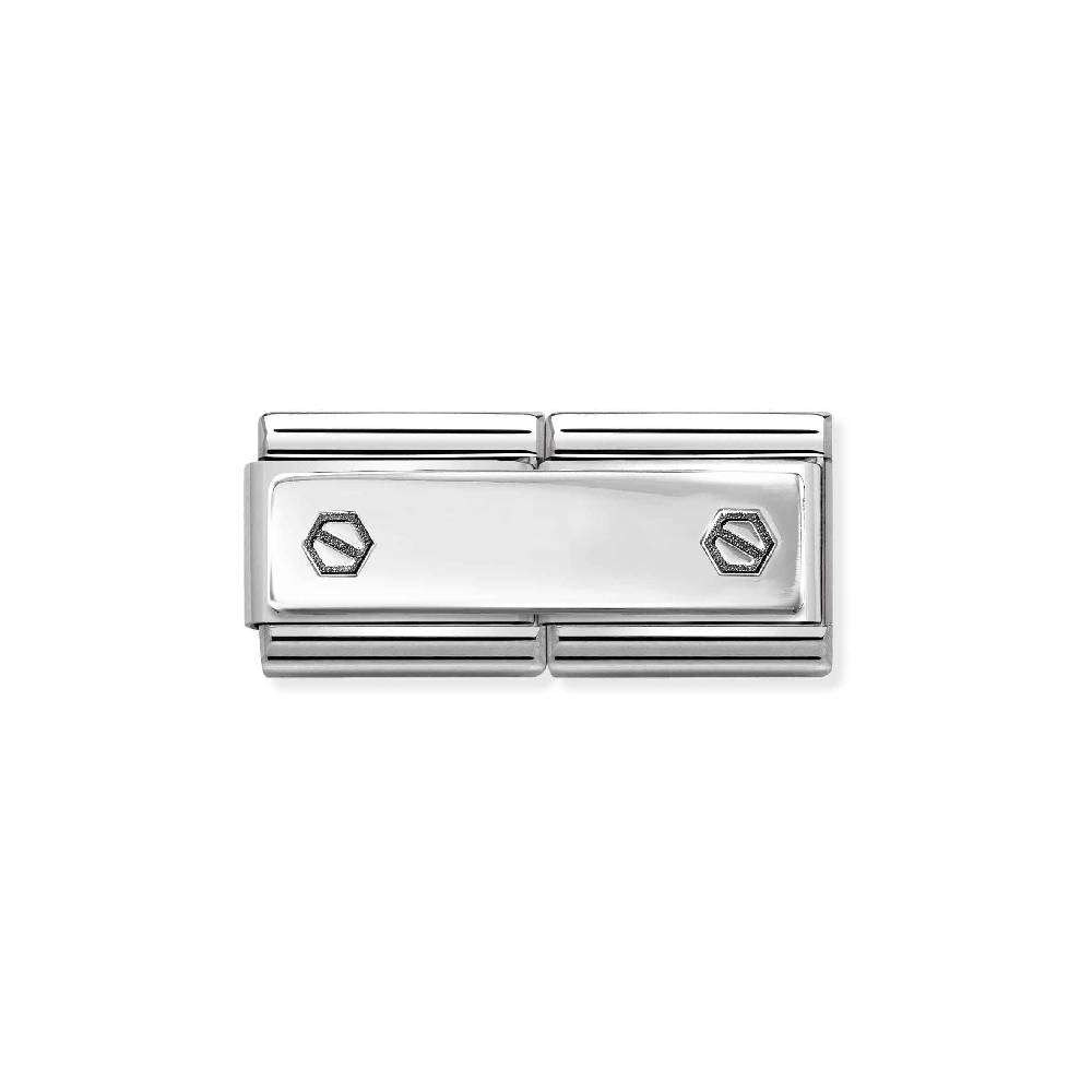 Nomination Doppio Link Composable Classic doppia vite esagonale Spedizione gratuita