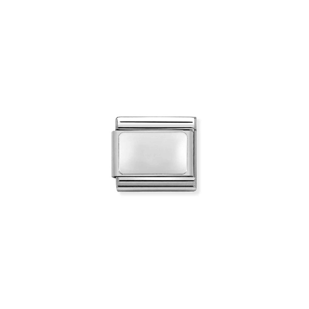 Nomination Link Composable Classic argento incisione