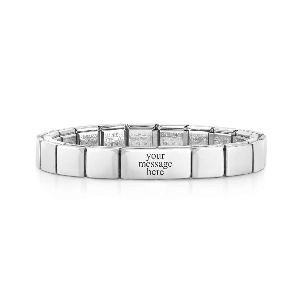 Nomination Bracciale Composable GLAM Placca Liscia Vendite stagionali