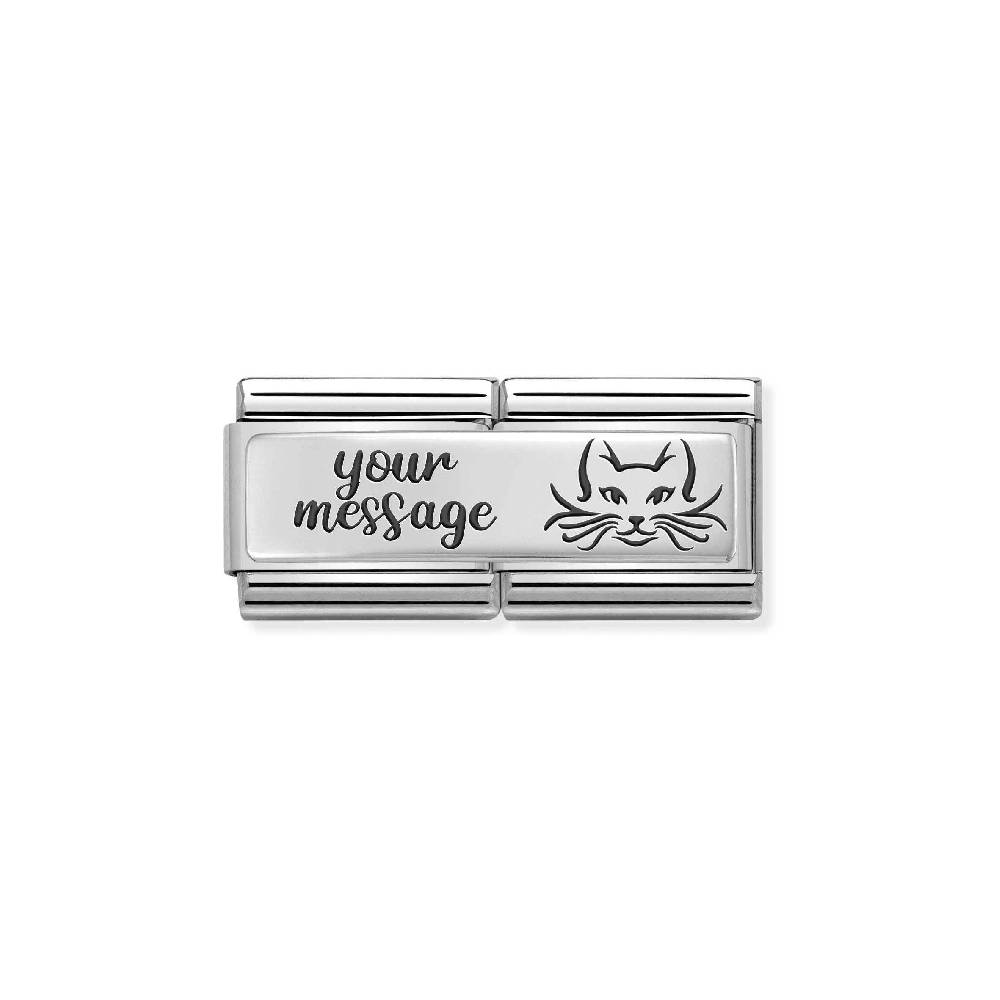 Nomination Doppio Link Composable Classic gatto Offerta natalizia