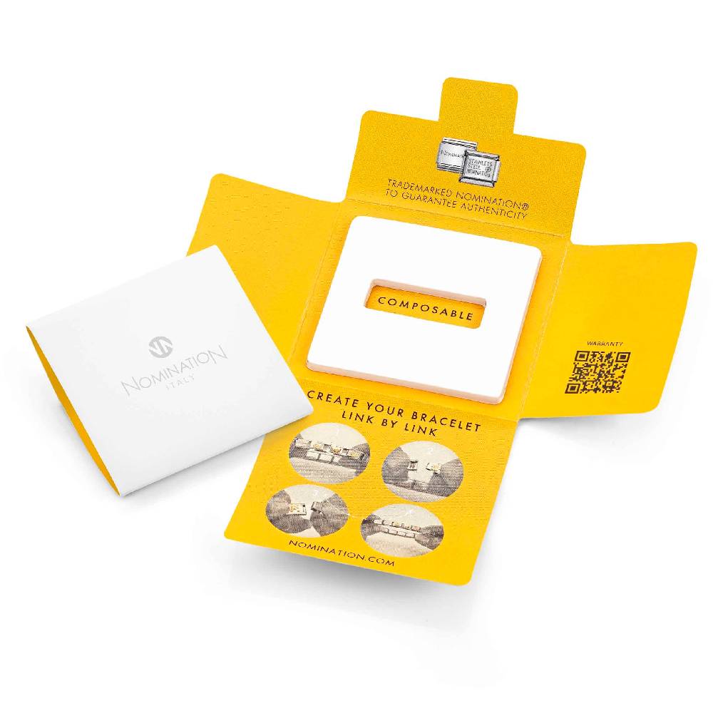 Nomination Link Composable Classic Piastra Oro Offerta Pasqua