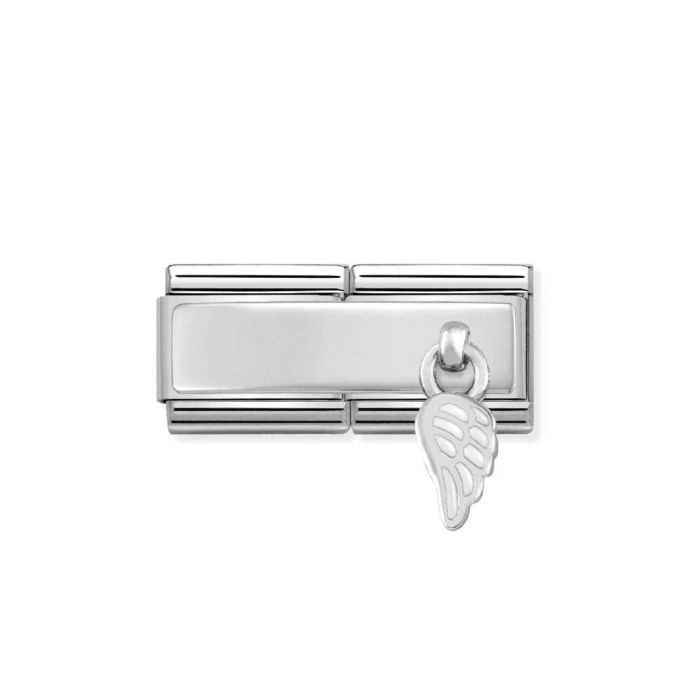 Nomination Link doppio composable classic Incisione Ala Offerta San Valentino