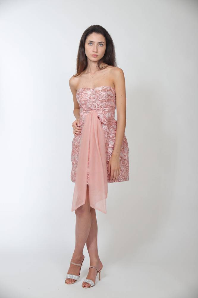 Nora Barth Abito in pizzo rosa Hotsell