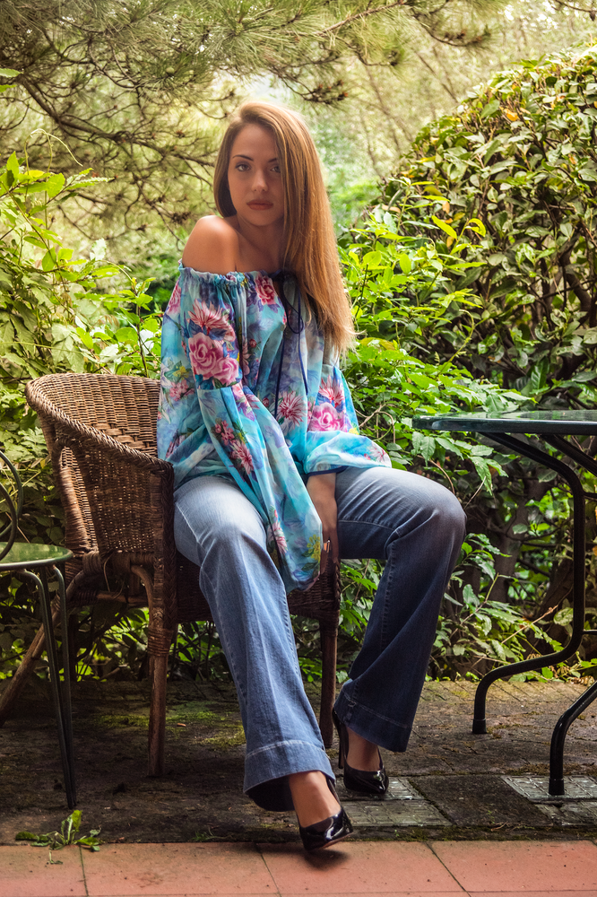 Nora Barth Top floreale Sostegno trimestrale