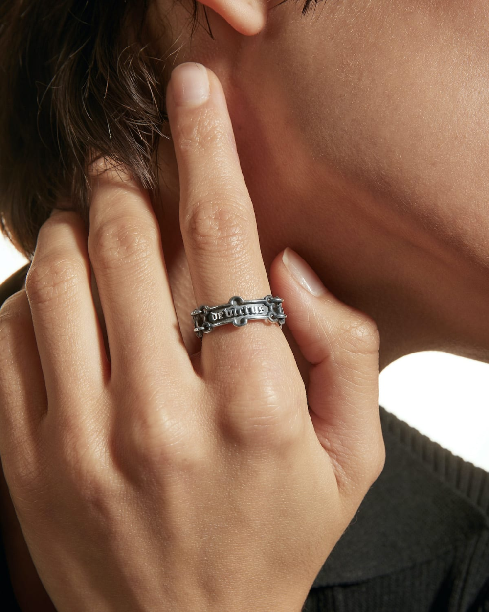 Nove25 FEDE IN ARGENTO DEVICTUS VULNERE AMORIS Consegna Veloce