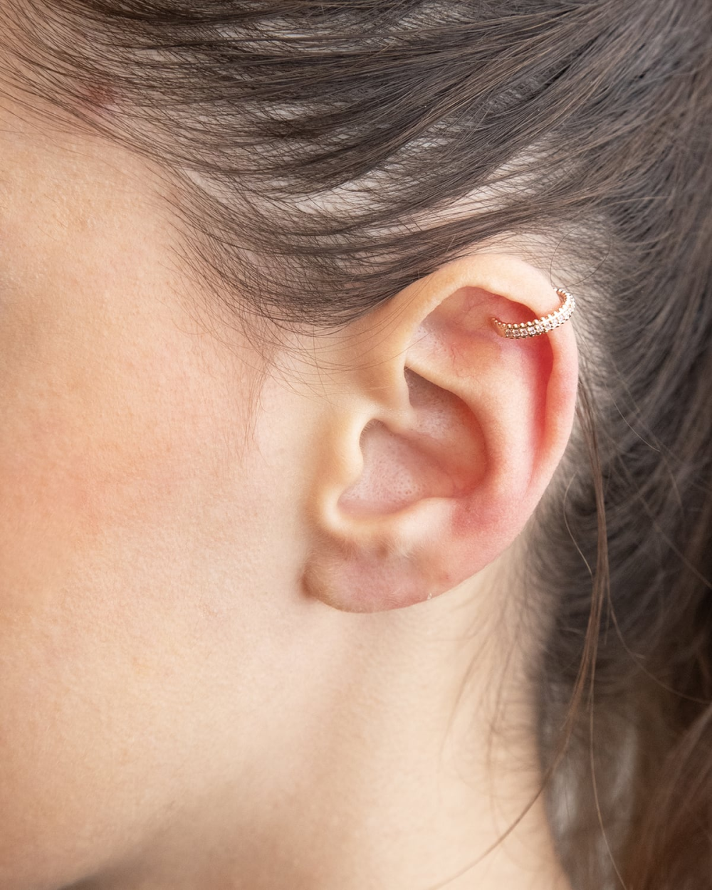 Nove25 EAR CUFF ROSE HANGER PLACCATO ORO ROSA Economico
