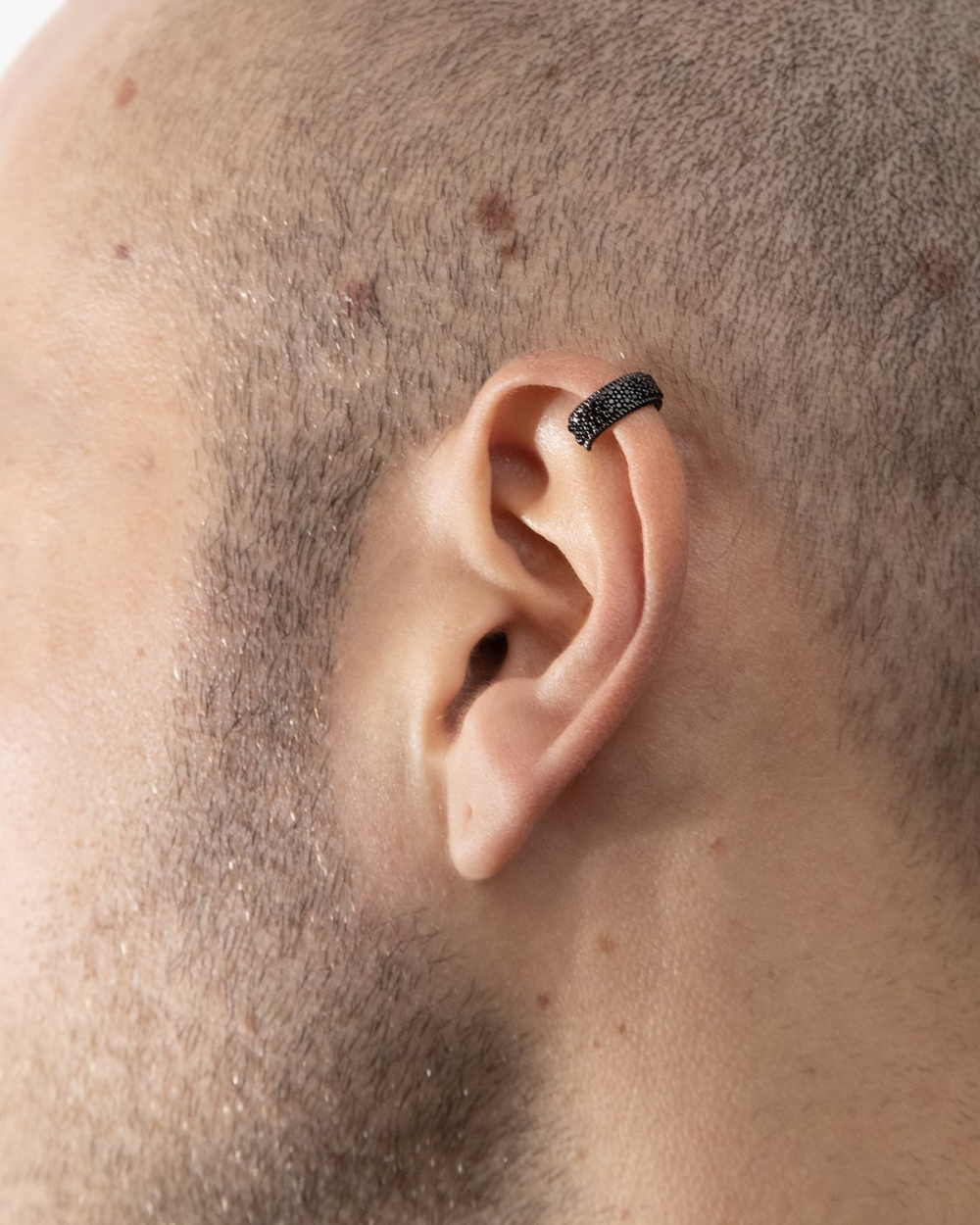Nove25 EAR CUFF BRIGHT BLACK WRAP CON BRILLANTI NERI Online