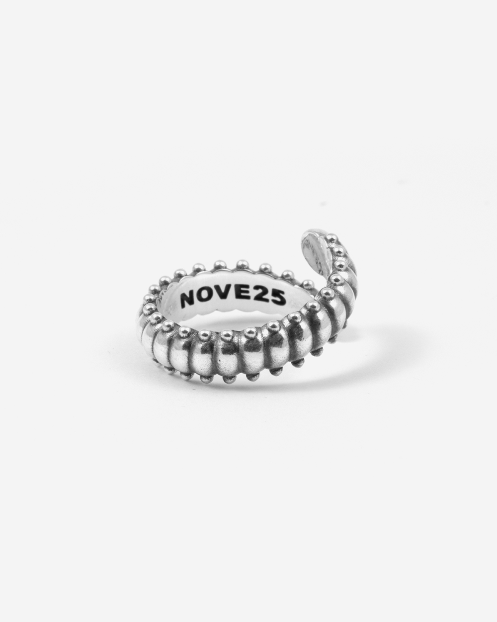 Nove25 ANELLO CENTIPEDE IN ARGENTO Nuova