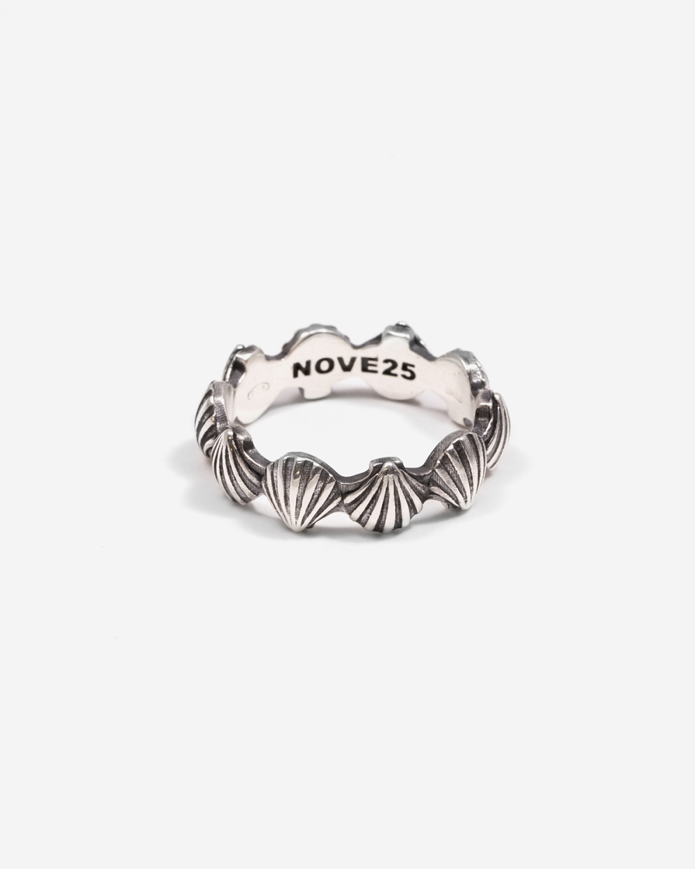 Nove25 ANELLO FEDE VENUS CON CONCHIGLIE IN ARGENTO Italy