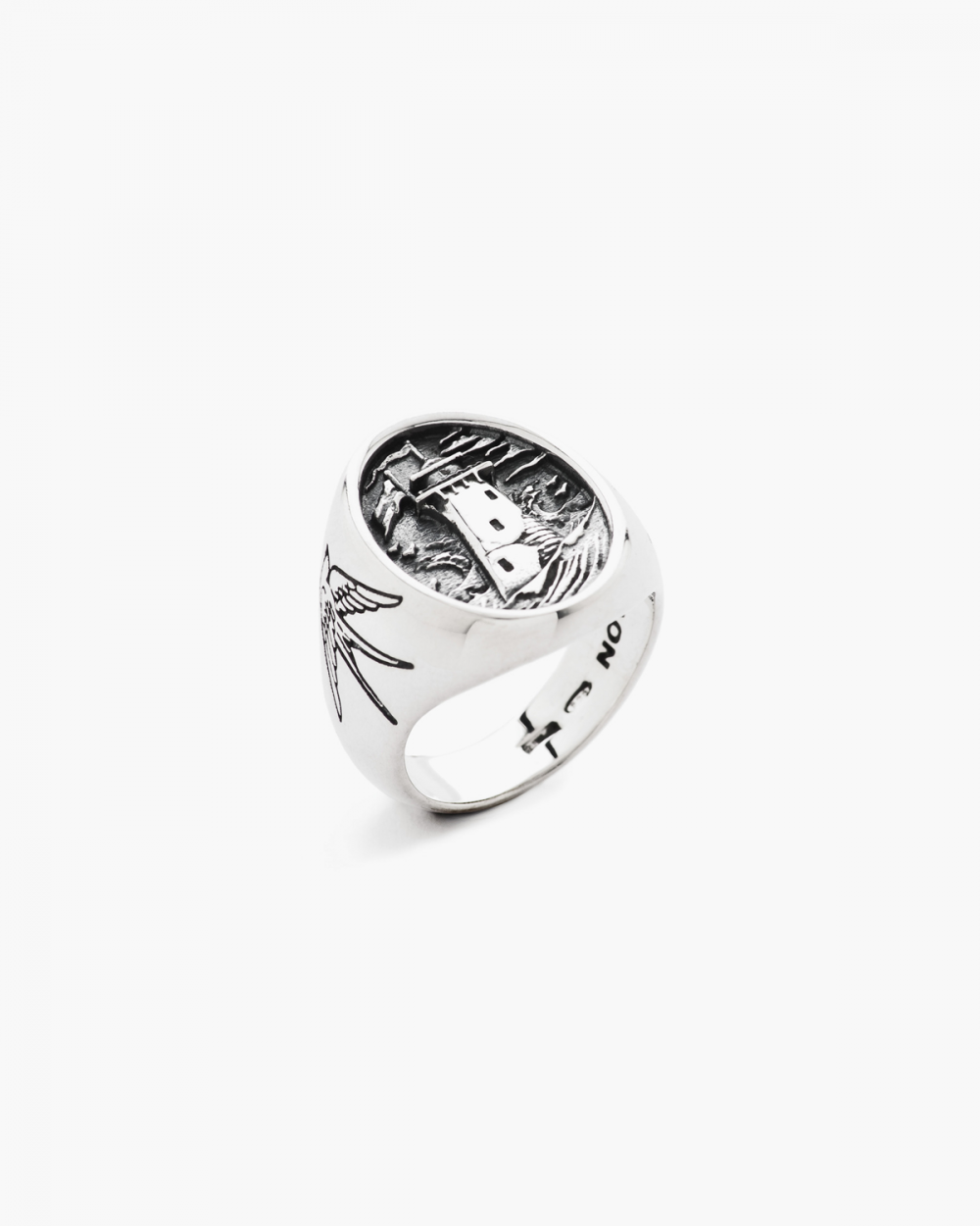 Nove25 ANELLO CHEVALIER FARO IN ARGENTO In Linea