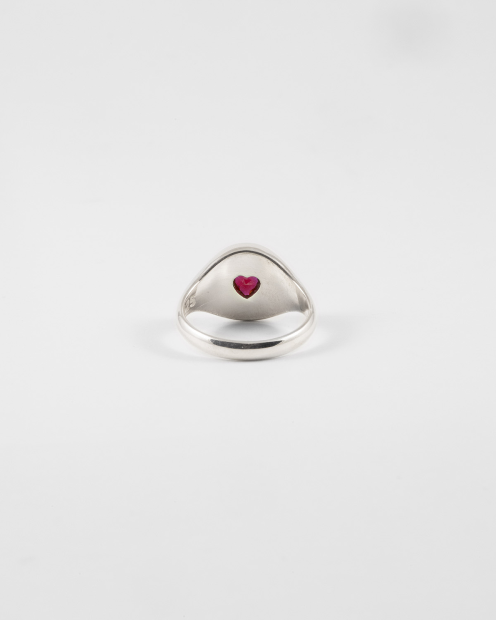 Nove25 ANELLO CHEVALIER LOVE PROMISE IN ARGENTO CON BRILLANTE A CUORE Vendita Calda