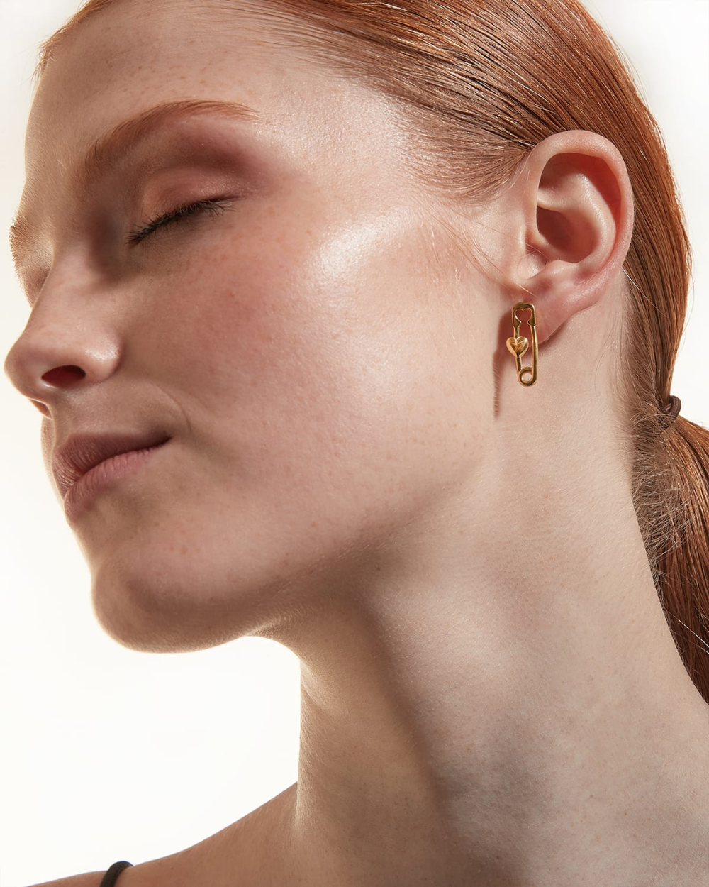 Nove25 ORECCHINO A LOBO PIN PLACCATO ORO Fino al 65% di sconto