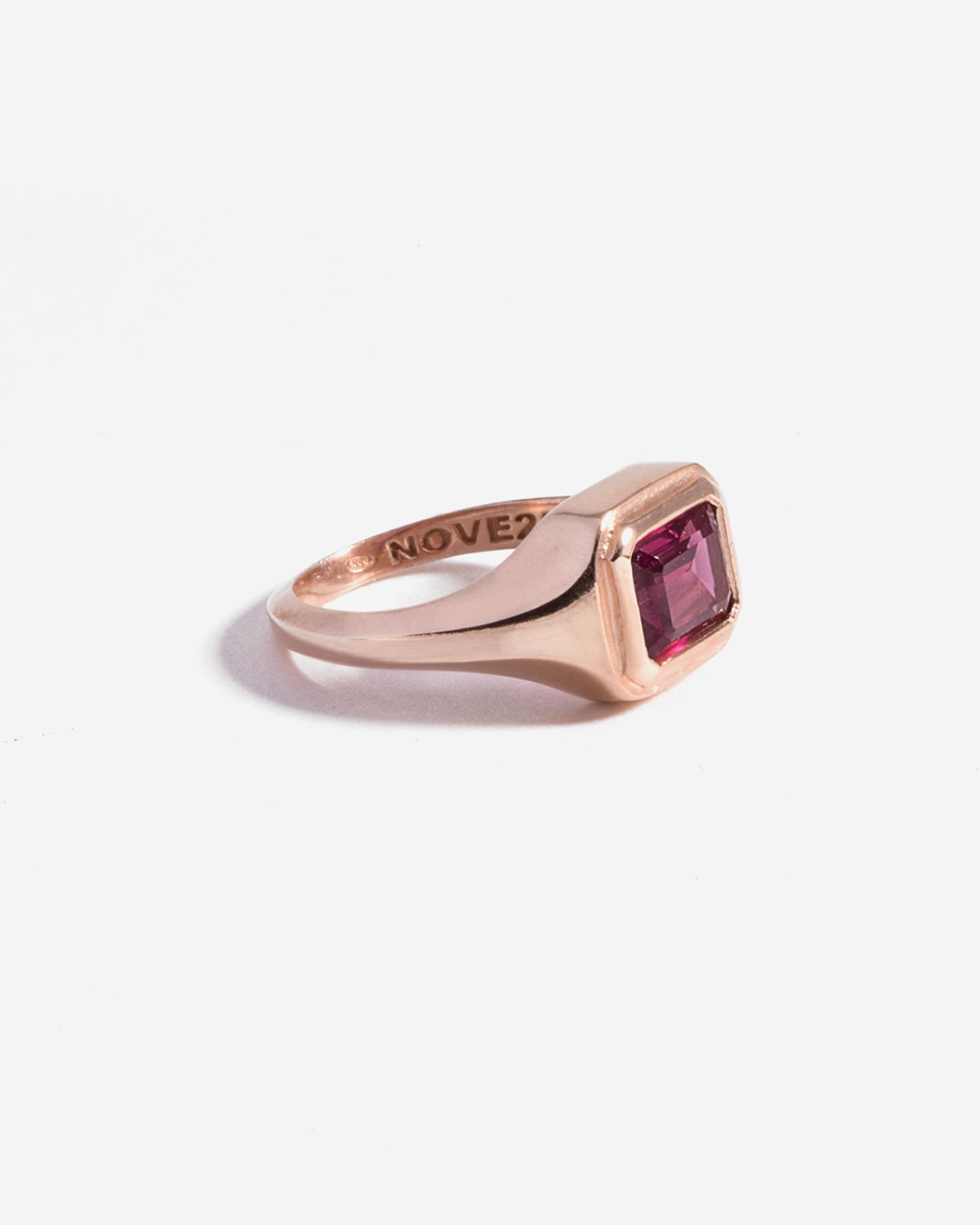 Nove25 ANELLO CHEVALIER PINK PUNCH PLACCATO ORO ROSA Nuova