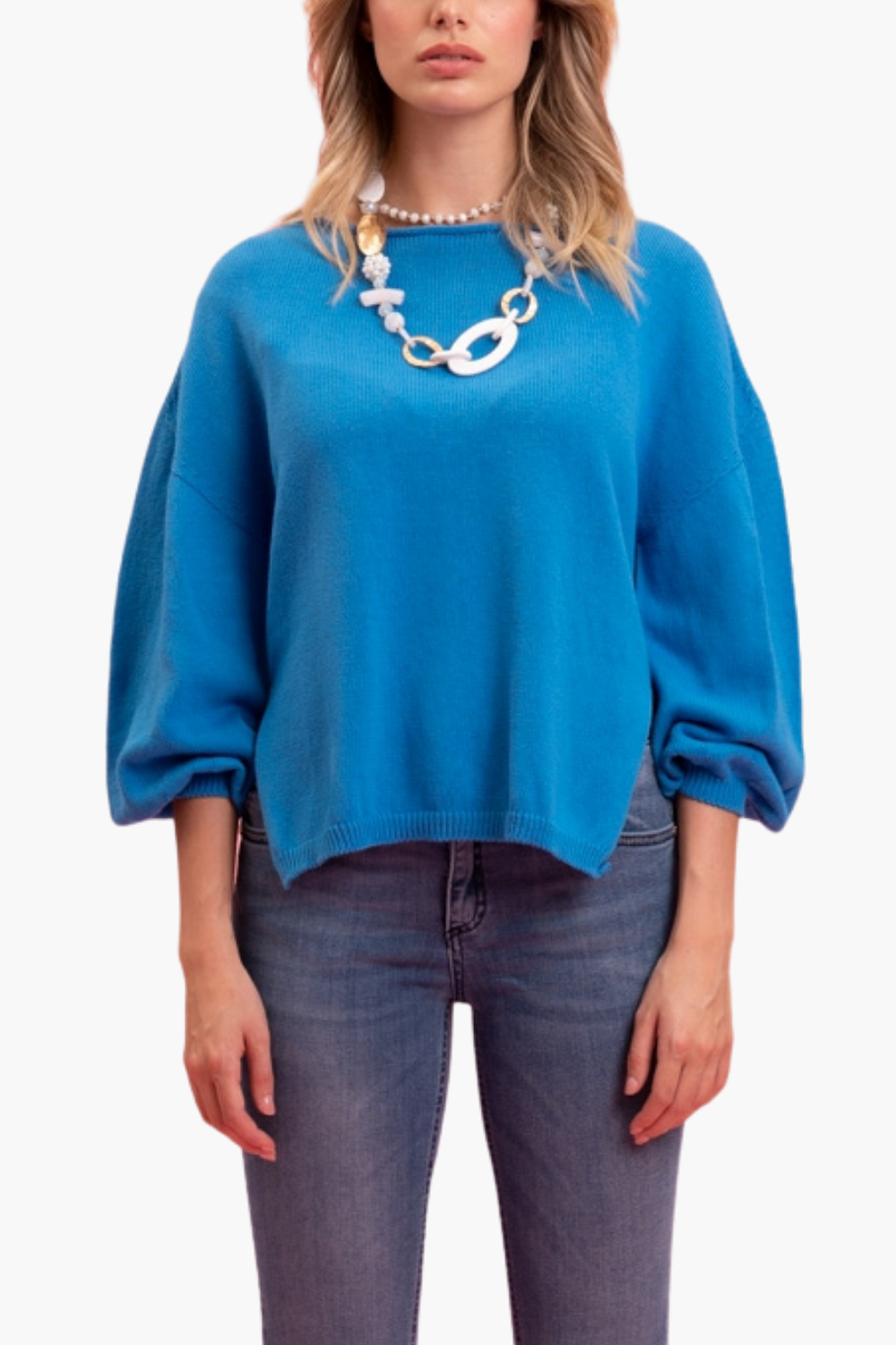 Nualy MAGLIA CON SPACCHETTI Hotsell