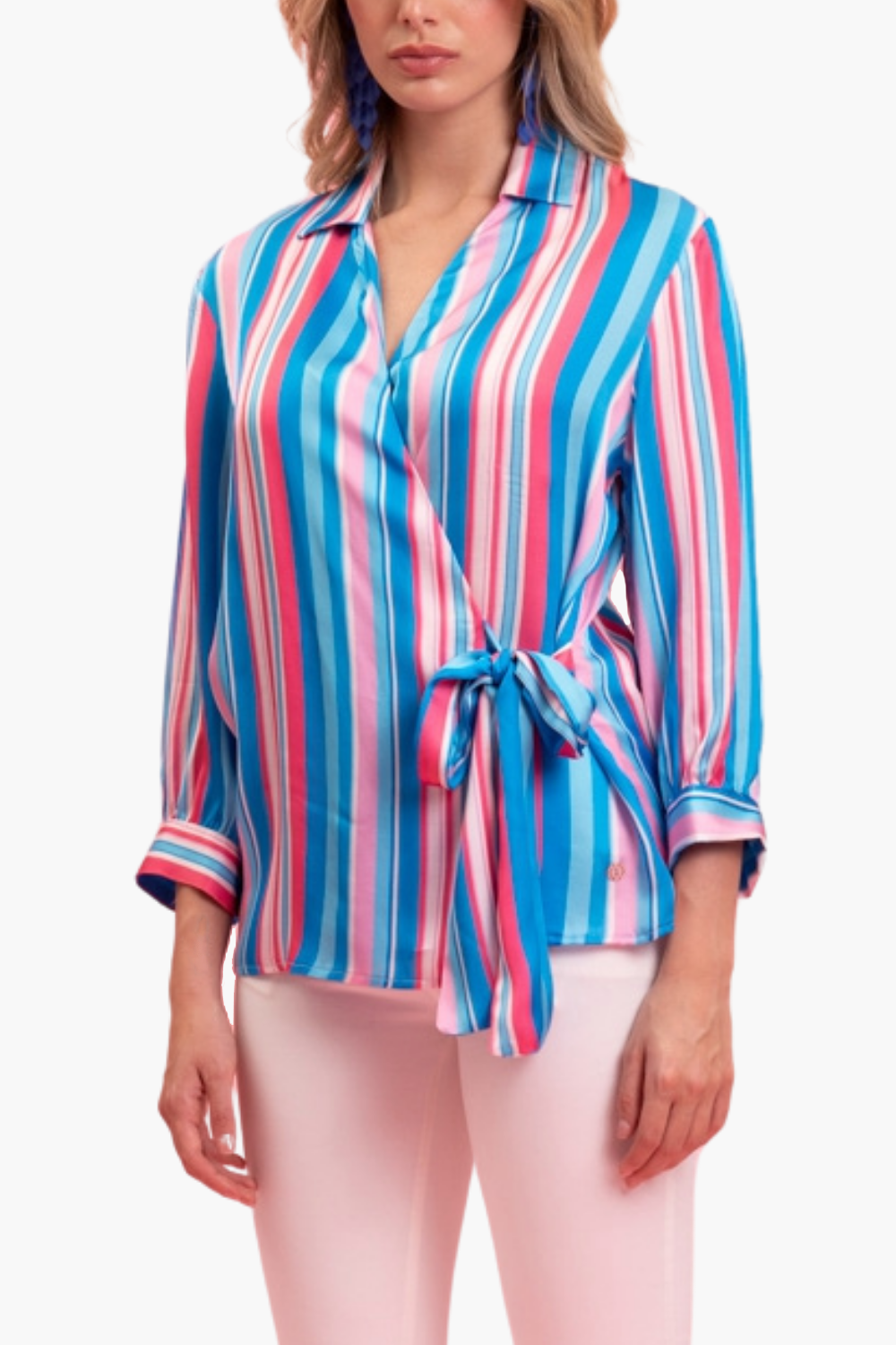 Nualy CAMICIA RIGHE Consegna Veloce
