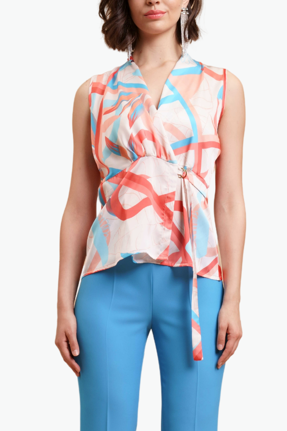 Nualy CAMICIA G/M FANTASIA Vendita Economica