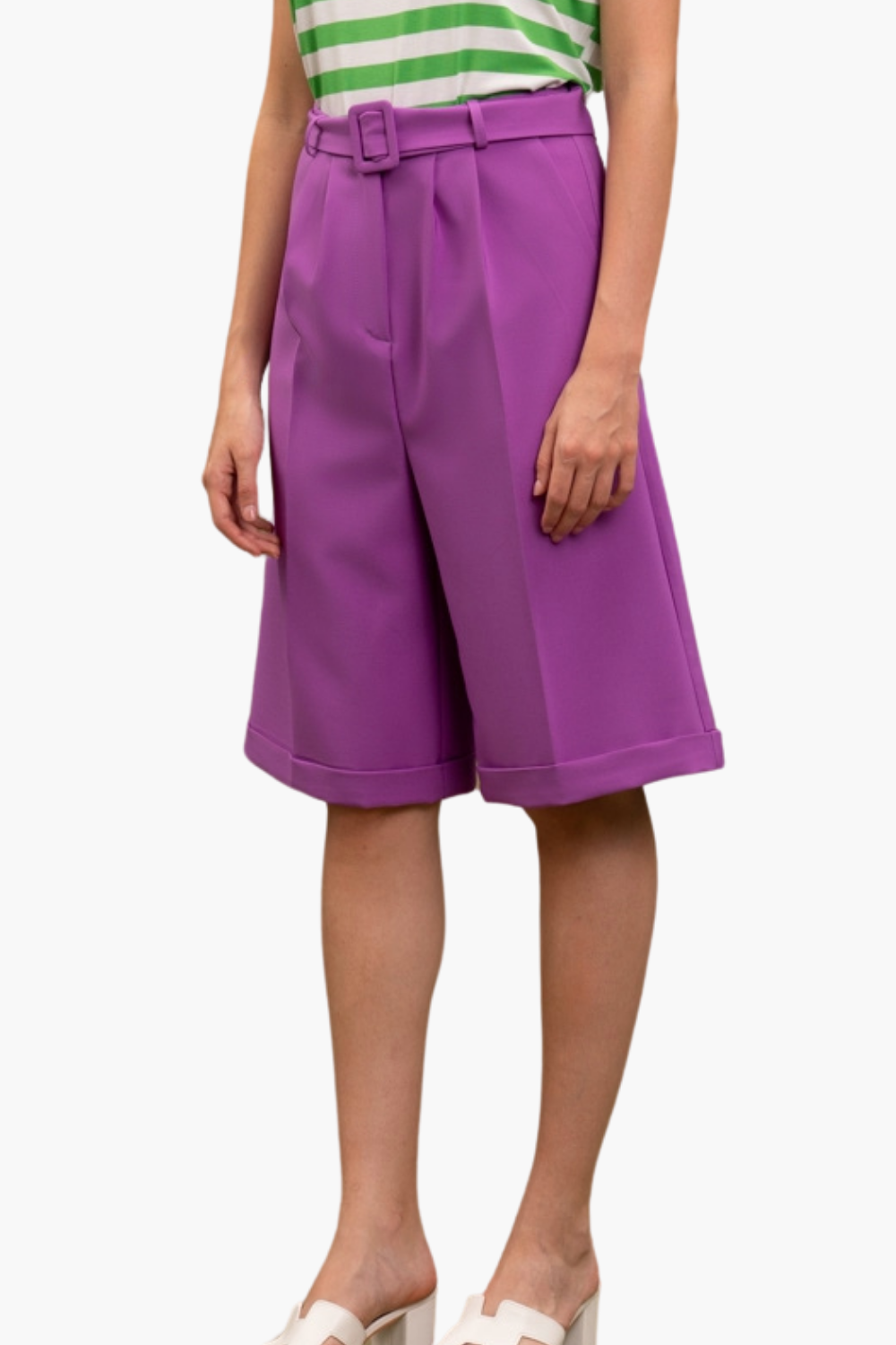 Nualy BERMUDA CON CINTURA Italia