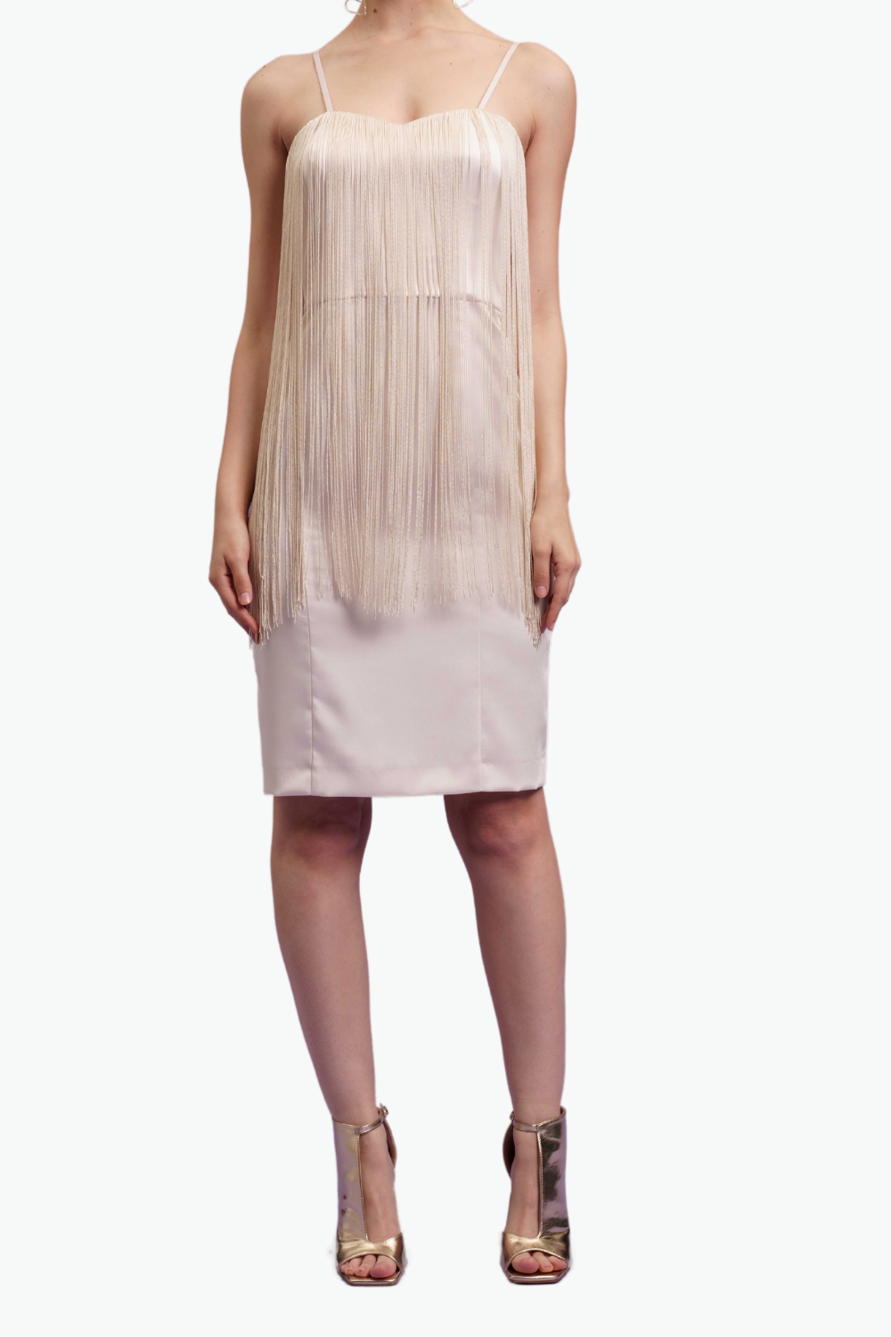 Nualy ABITO TUBINO CON FRANGE Shopping Online