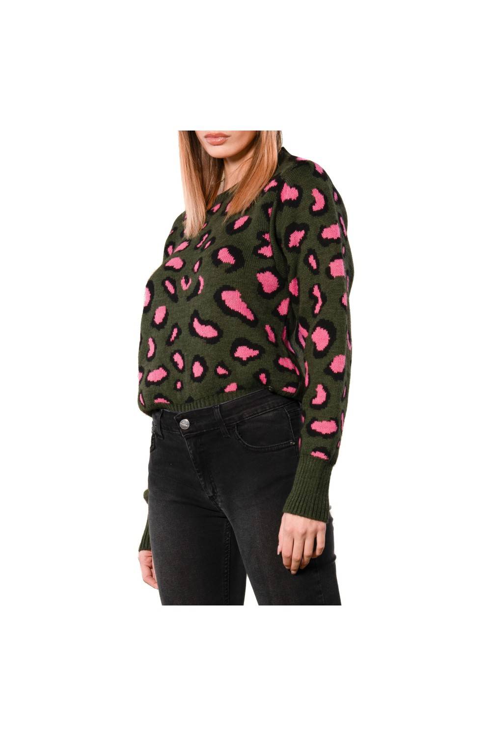 Nualy MAGLIA GIROCOLLO Sconto