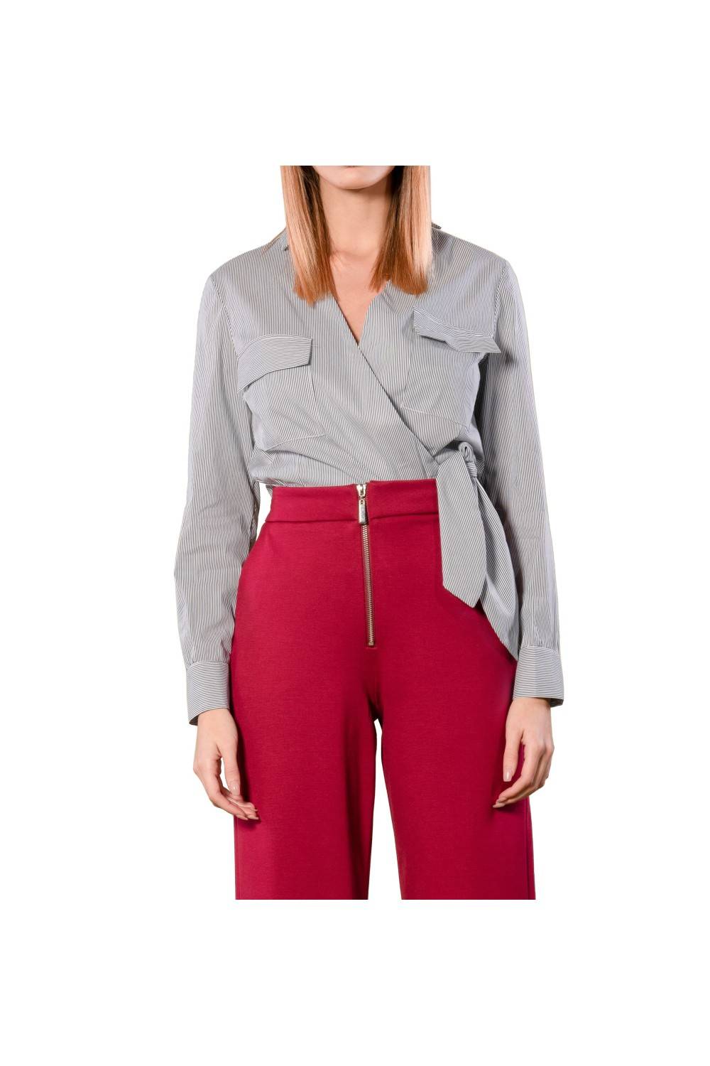 Nualy CAMICIA INCROCIO CON FIOCCO In Vendita