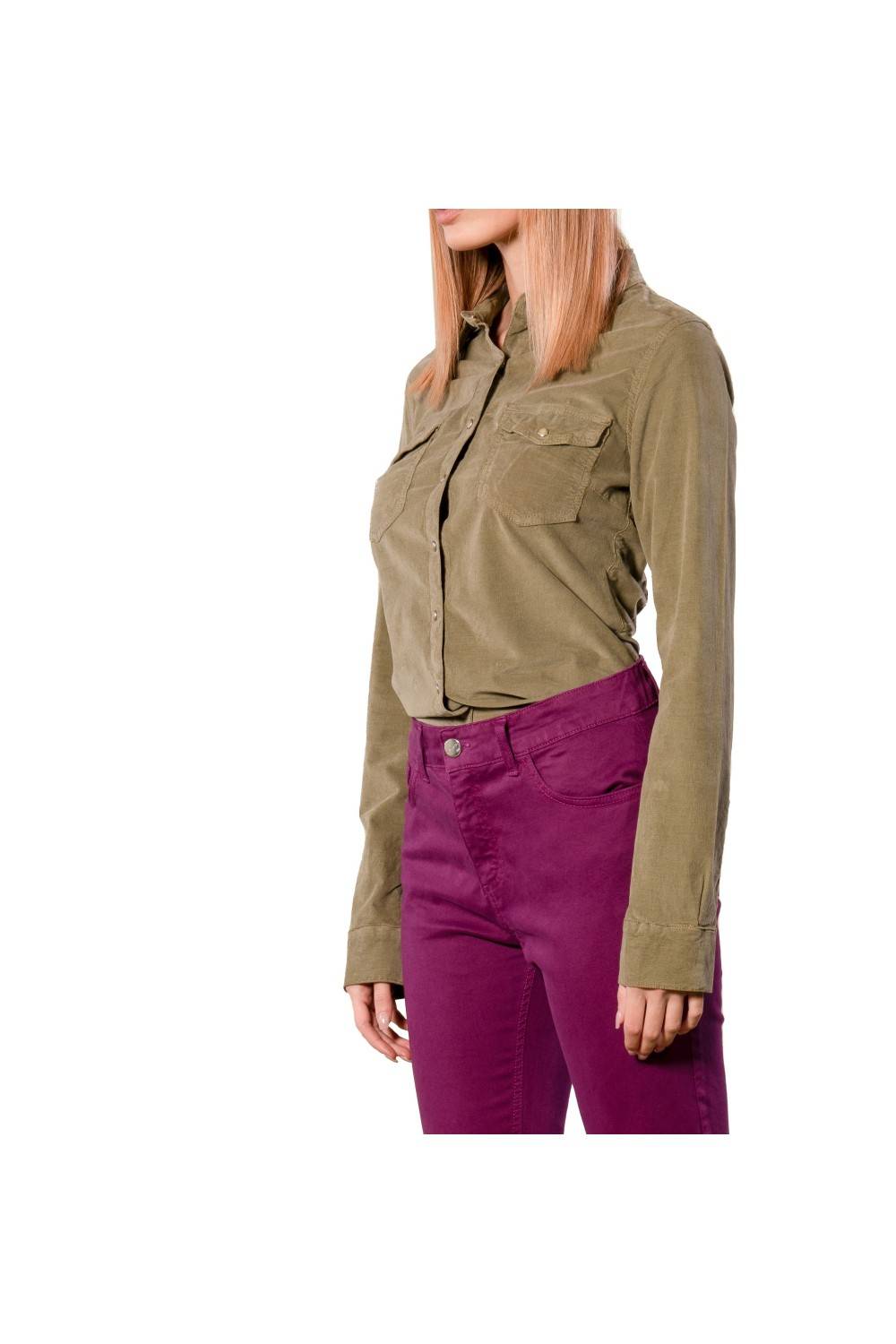 Nualy CAMICIA IN VELLUTO Hotsell