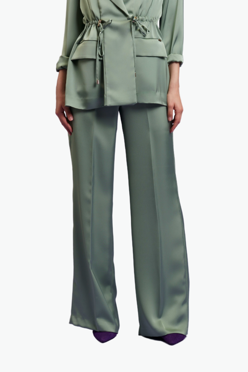 Nualy PANTALONE PALAZZO Spedizione Gratuita