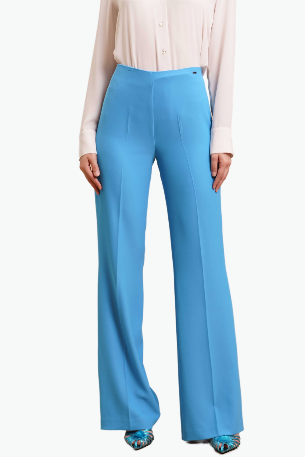 Nualy PANTALONE A ZAMPA Pezzi Unici