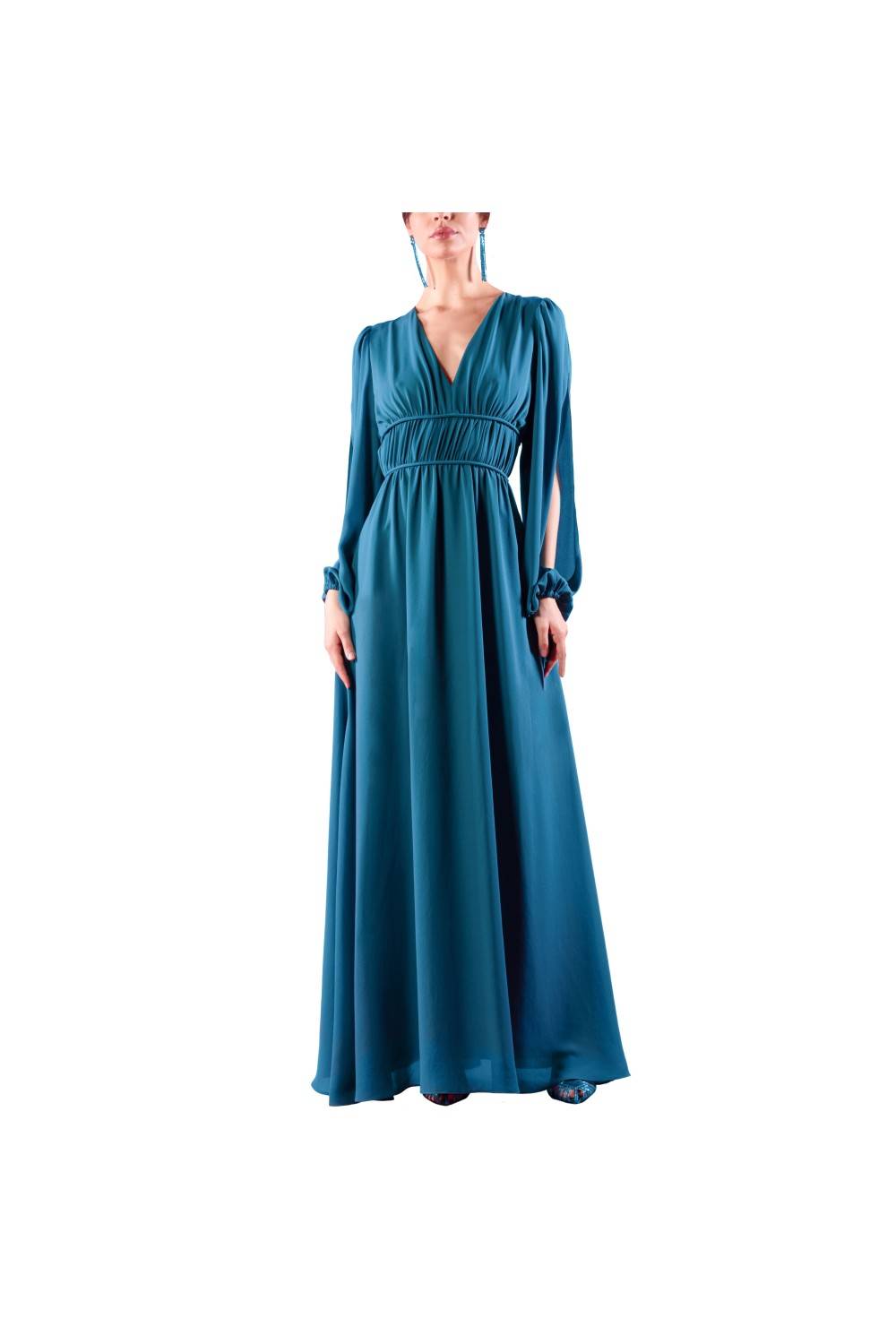Nualy ABITO LUNGO CON DRAPPEGGIO Sconto