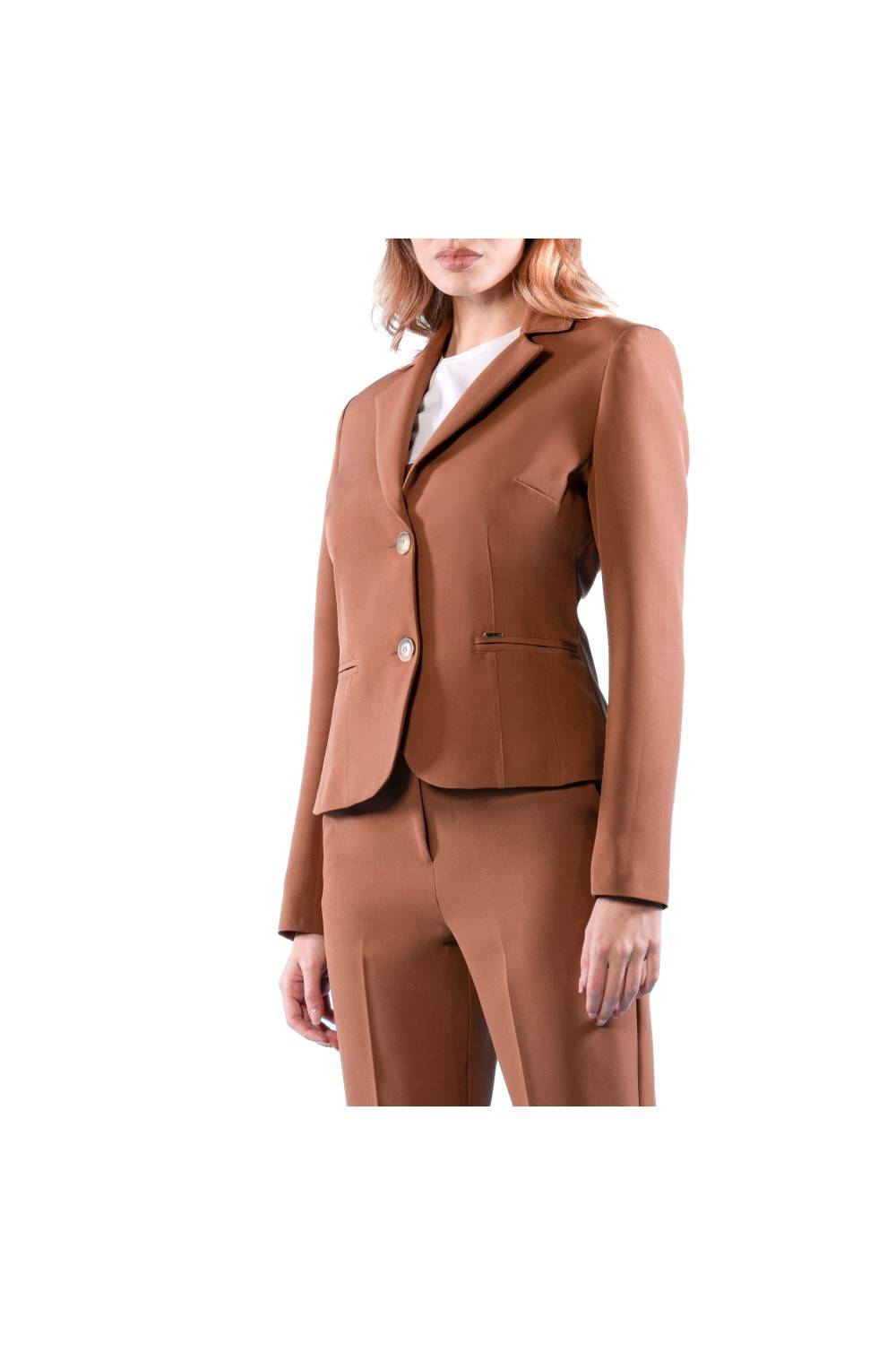 Nualy GIACCA MONOPETTO Moda