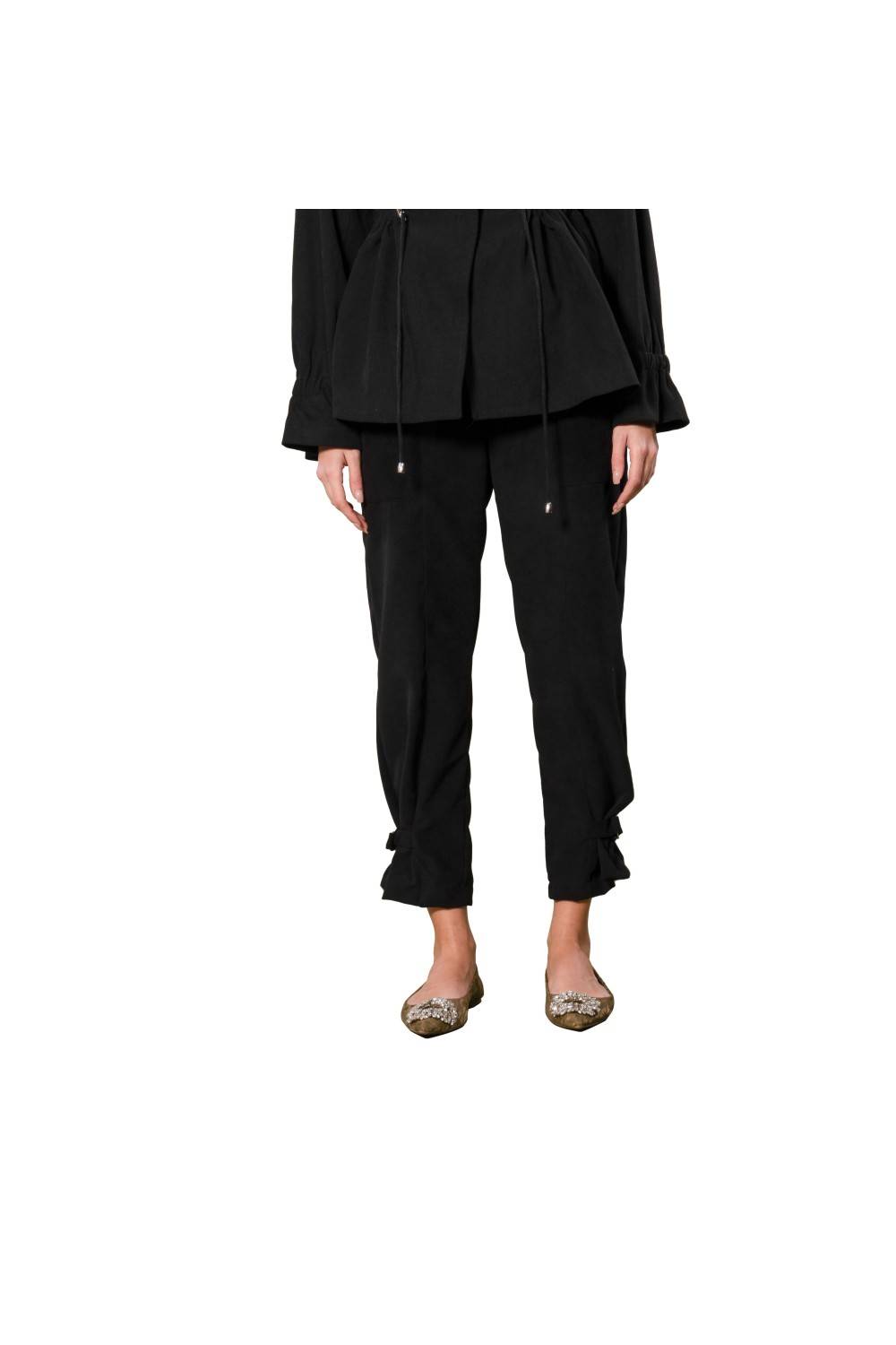 Nualy PANTALONE CON TASCONI Consegna Veloce