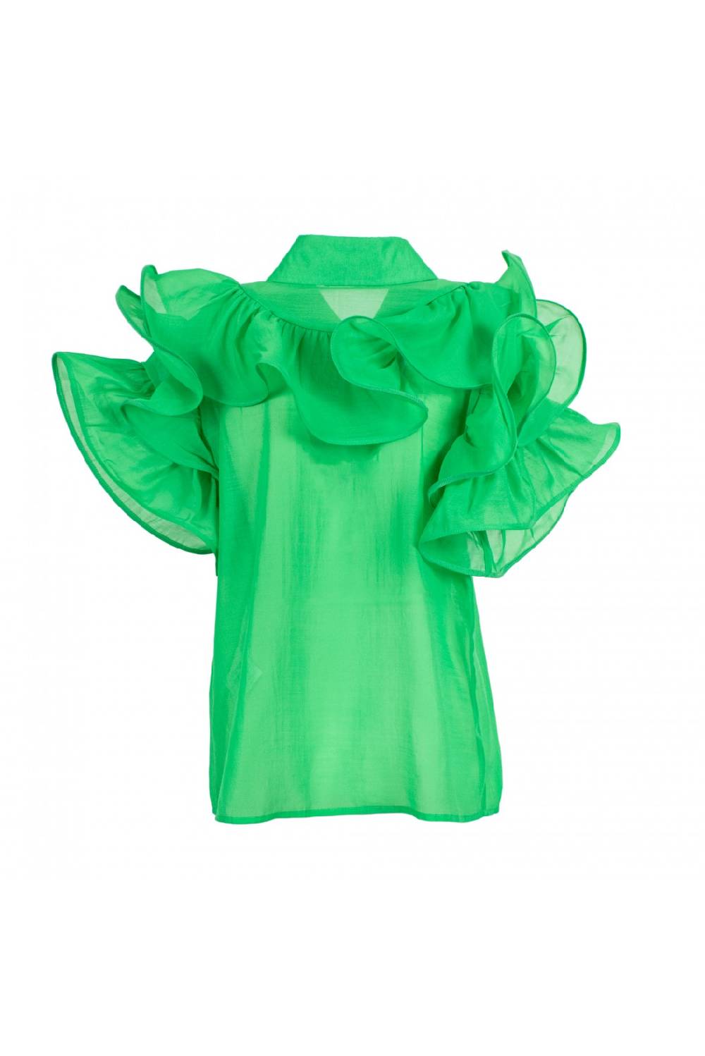 Odì Odì CHIAVARI 250S4F2 CAMICIE e BLUSE VERDE Nuovo