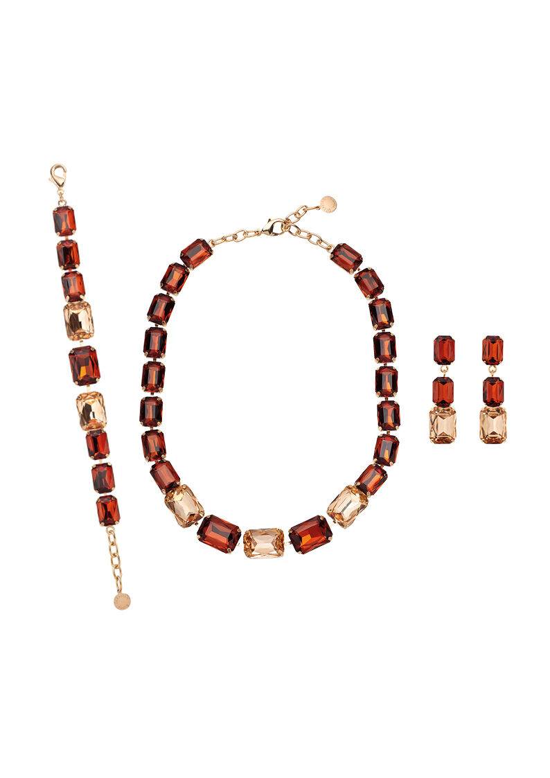 Ottaviani Bracciale dorato con cristalli Qualità Garantita