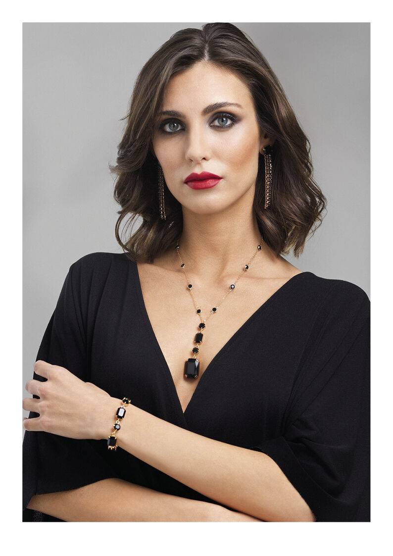 Ottaviani Bracciale dorato con cristalli Novità
