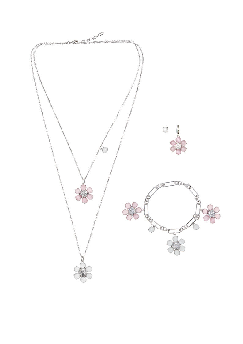 Ottaviani Bracciale rodiato con cubic zirconia e resina Convenienza