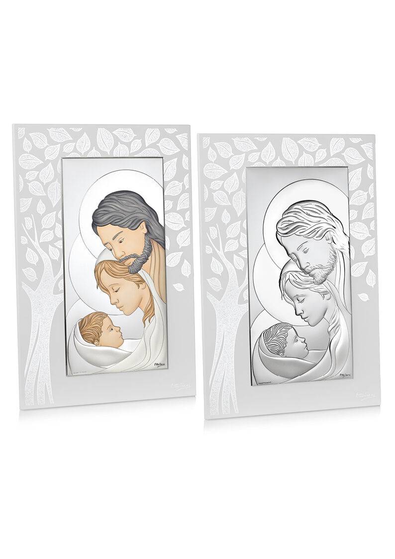 Ottaviani Icona verticale sacra famiglia 30,8x46,3 c/corn Pezzi Unici
