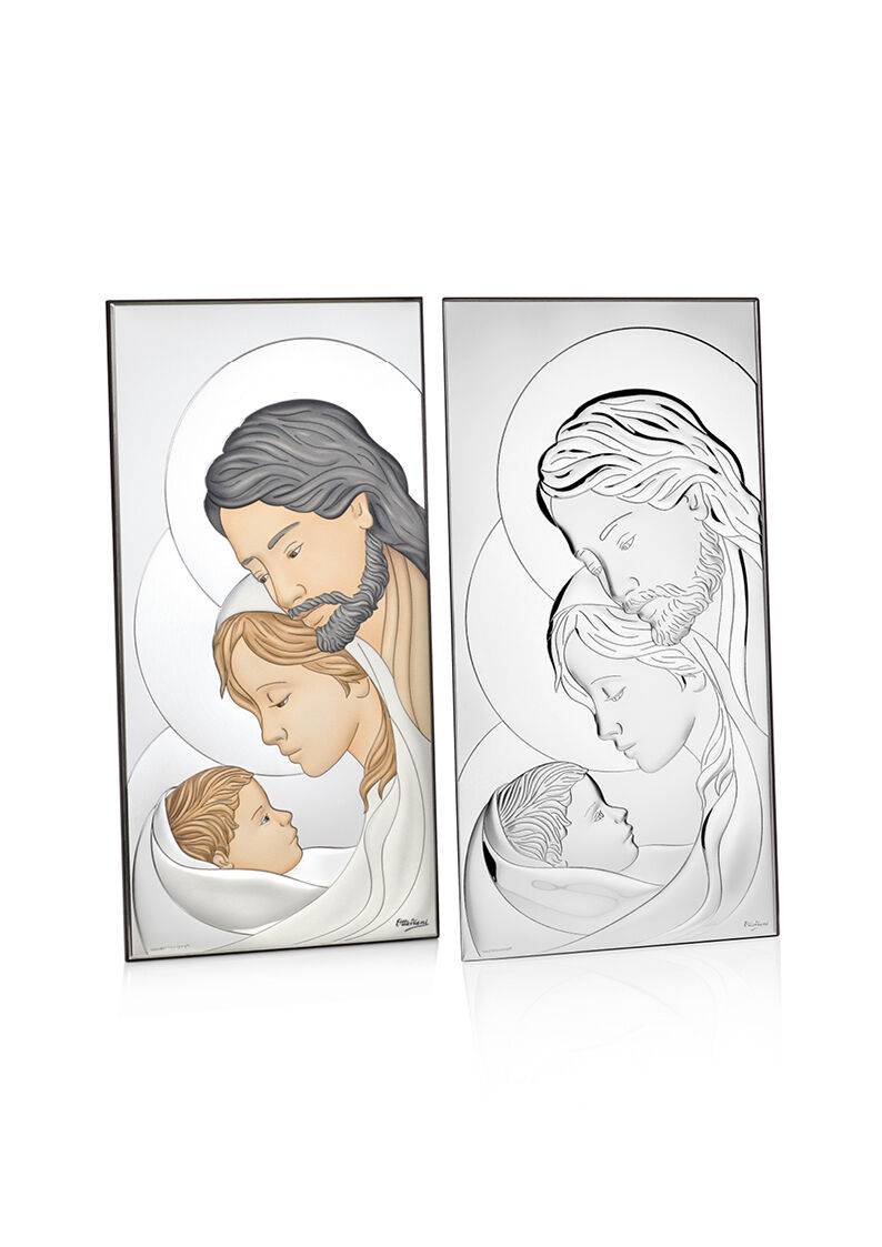 Ottaviani Icona verticale sacra famiglia 12x24 colorata Soddisfazione Garantita