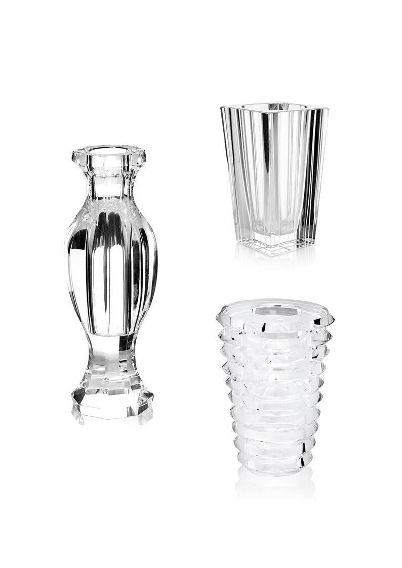 Ottaviani Vaso in cristallo cm14x4xh.20.5 Prezzo Ridotto