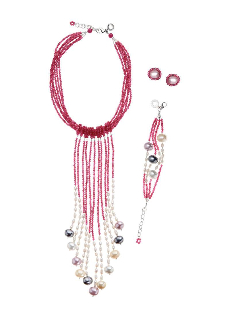 Ottaviani Orecchini con perle e agata Outlet