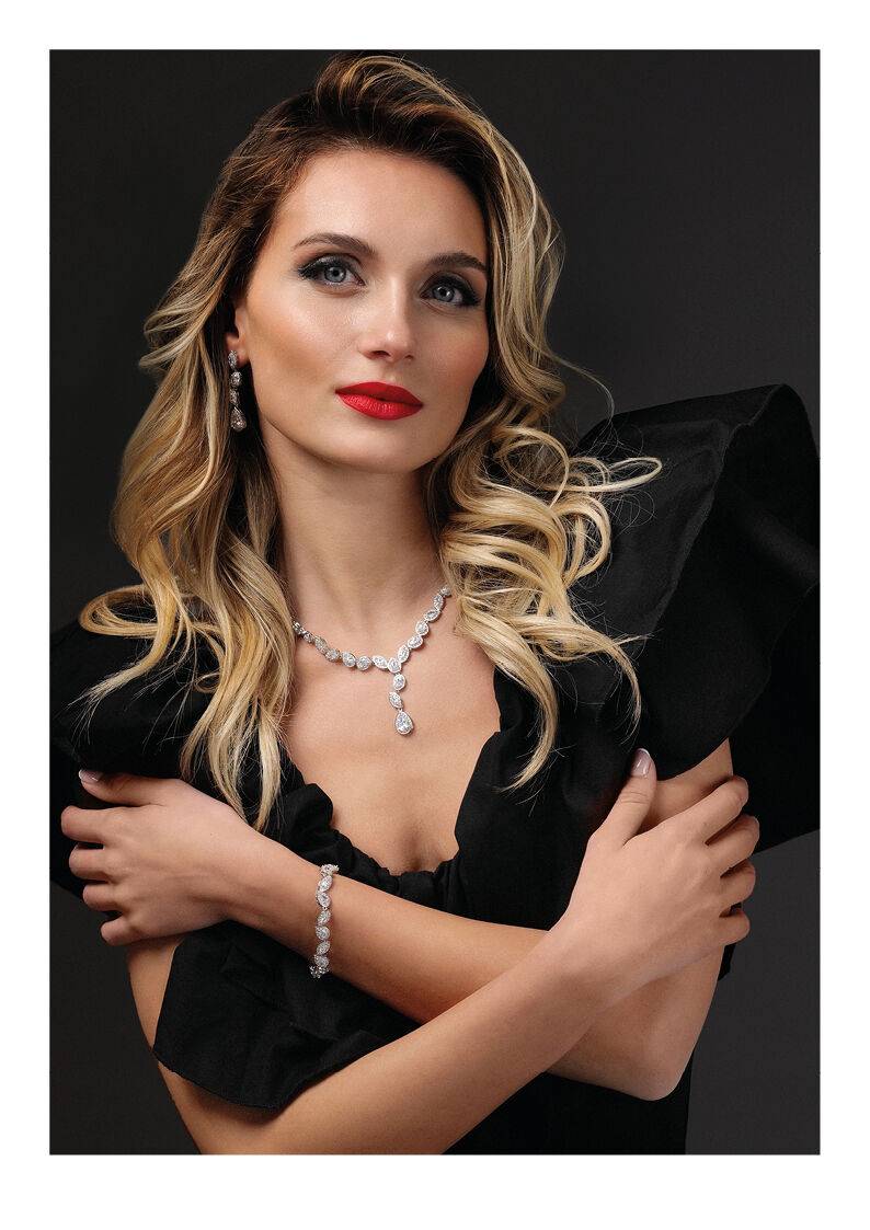 Ottaviani Orecchini rodiati con cubic zirconia Italia