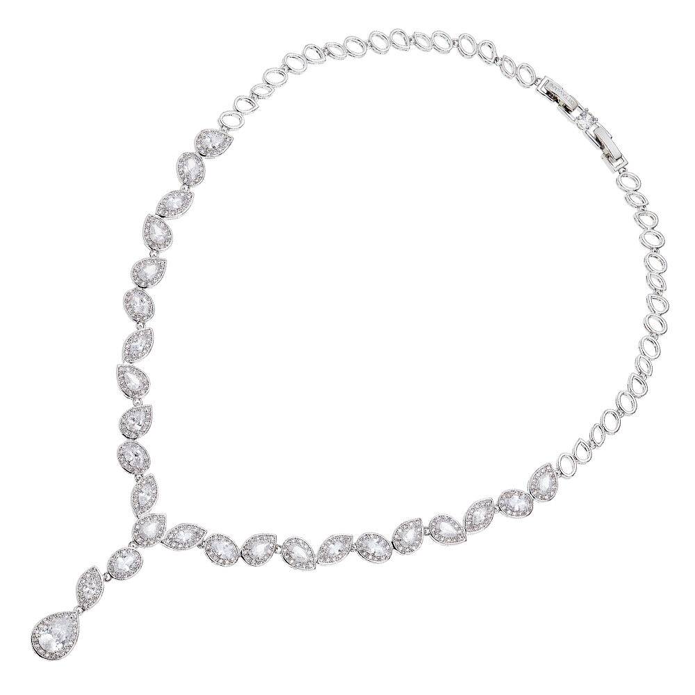 Ottaviani Collana rodiata con cubic zirconia In Linea
