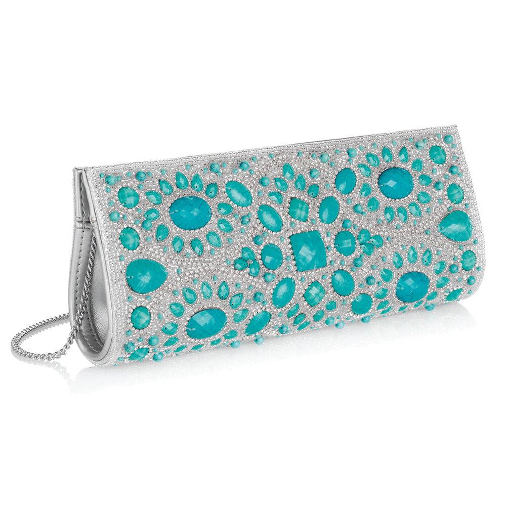 Ottaviani Clutch con strass e pietre Vendita