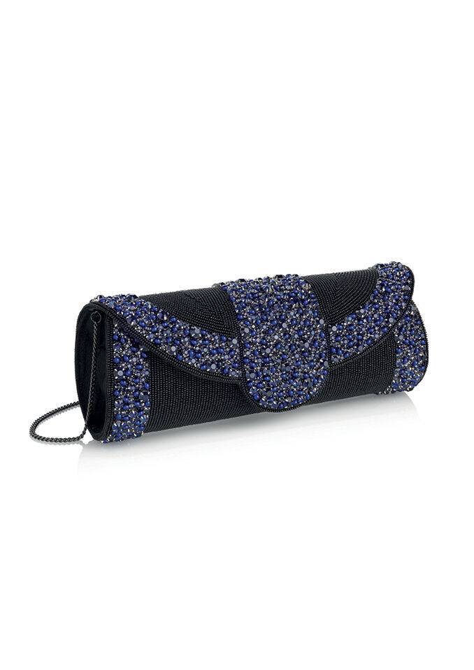Ottaviani Clutch con strass e perline Promozione