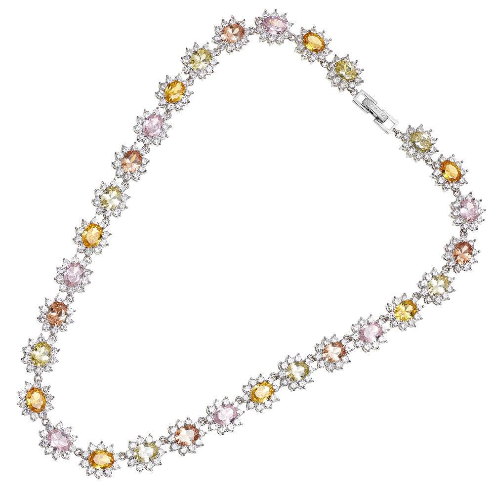 Ottaviani Collana rodiata con cubic zirconia Negozi Online