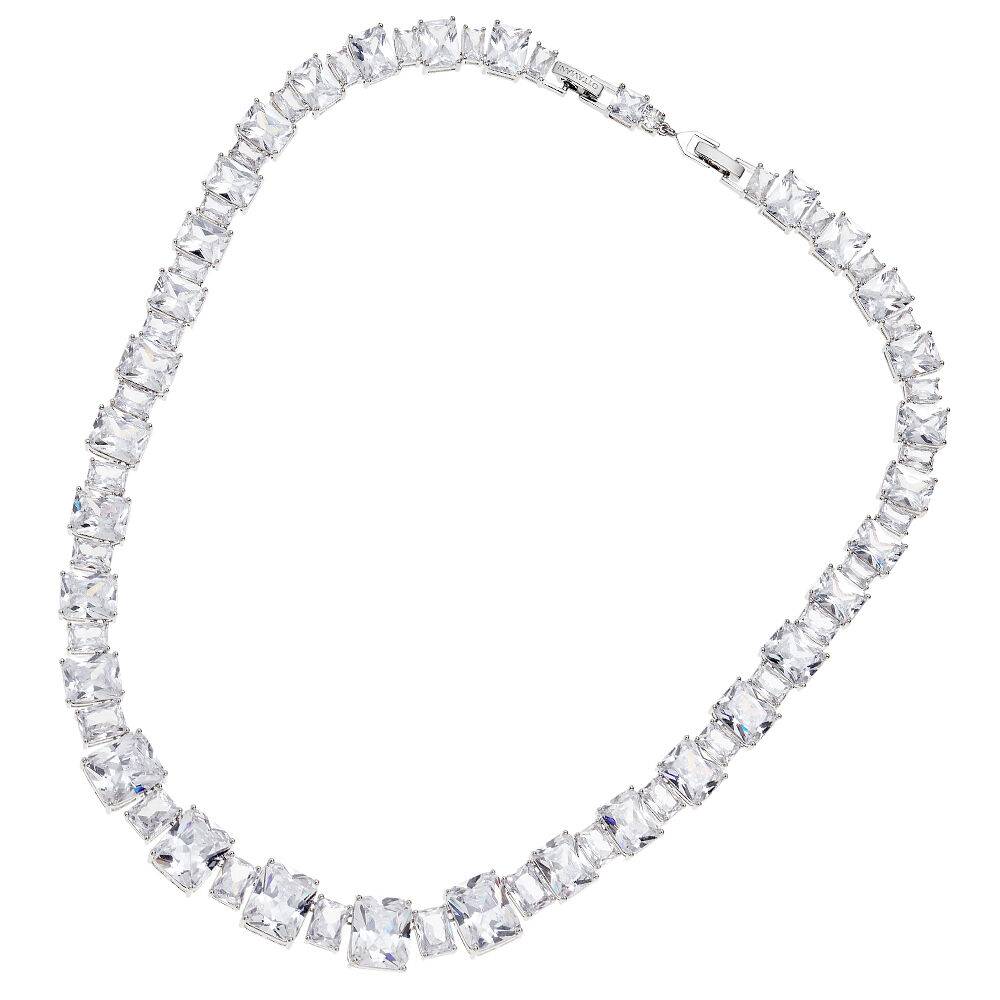 Ottaviani Collana rodiata con cubic zirconia Promozione Limitata