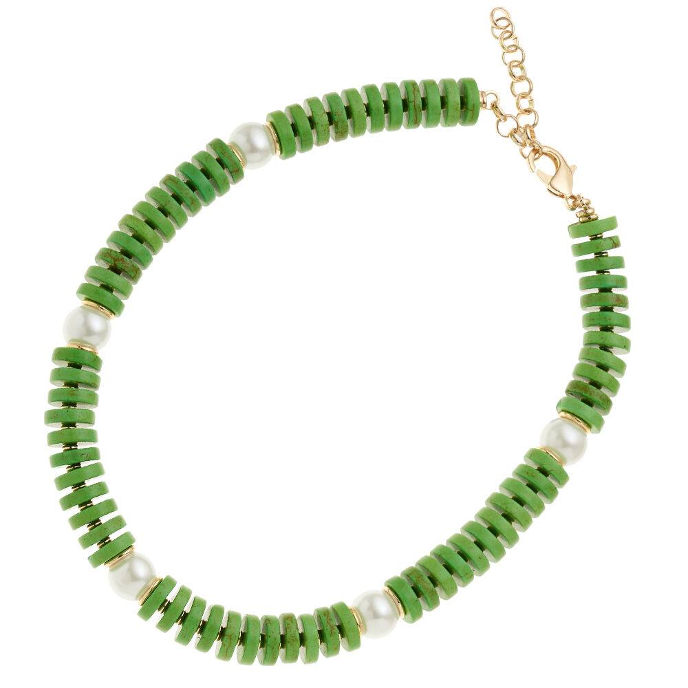 Ottaviani Collana dorata con perline e perle Sottocosto