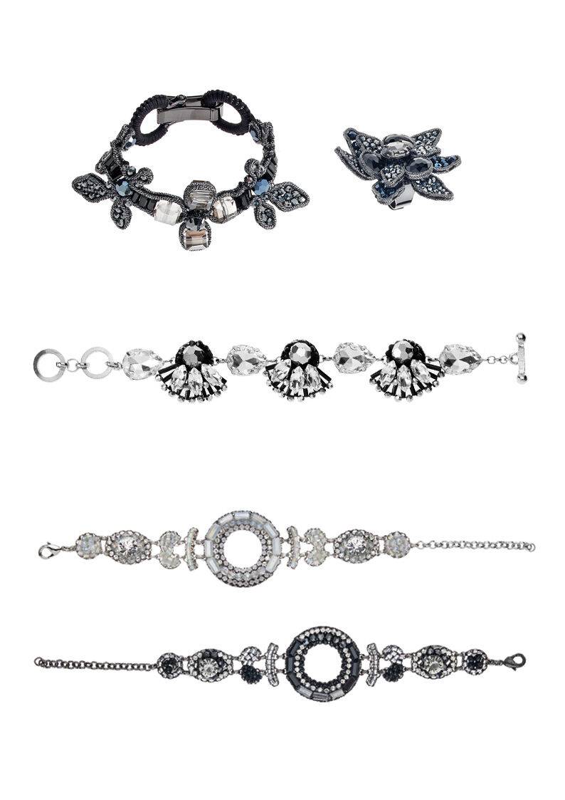Ottaviani Bracciale con cristalli e perline Qualità Garantita